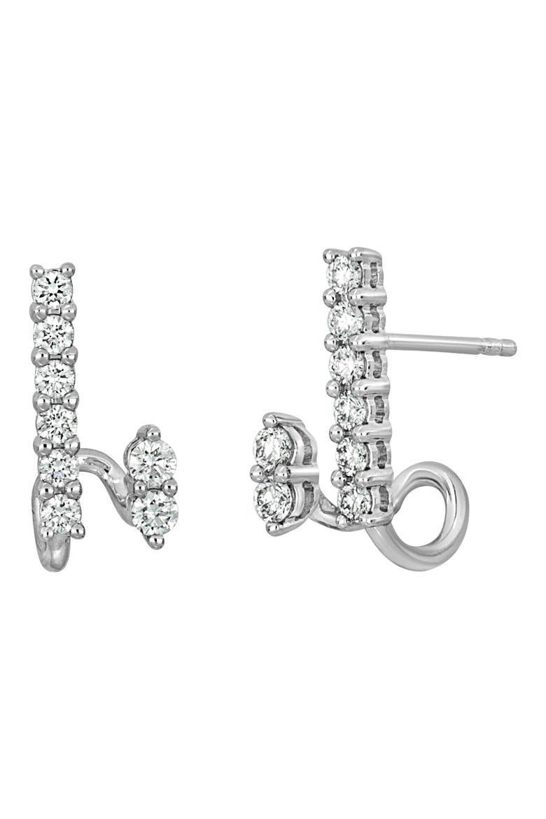 Diamond Stud Earrings, Main, color, 18K WHITE GOLD