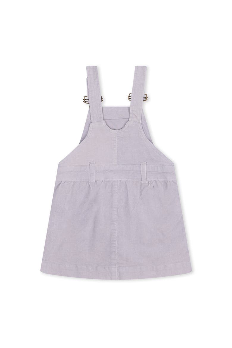 Corduroy Overall Dress, Alternate, color, Fog
