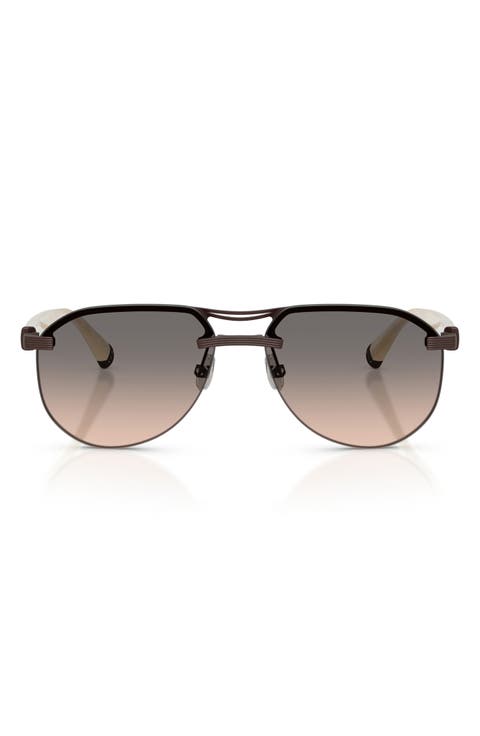 Carlito B 57mm Pilot Sunglasses