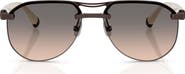Brunello Cucinelli Carlito B 57mm Pilot Sunglasses