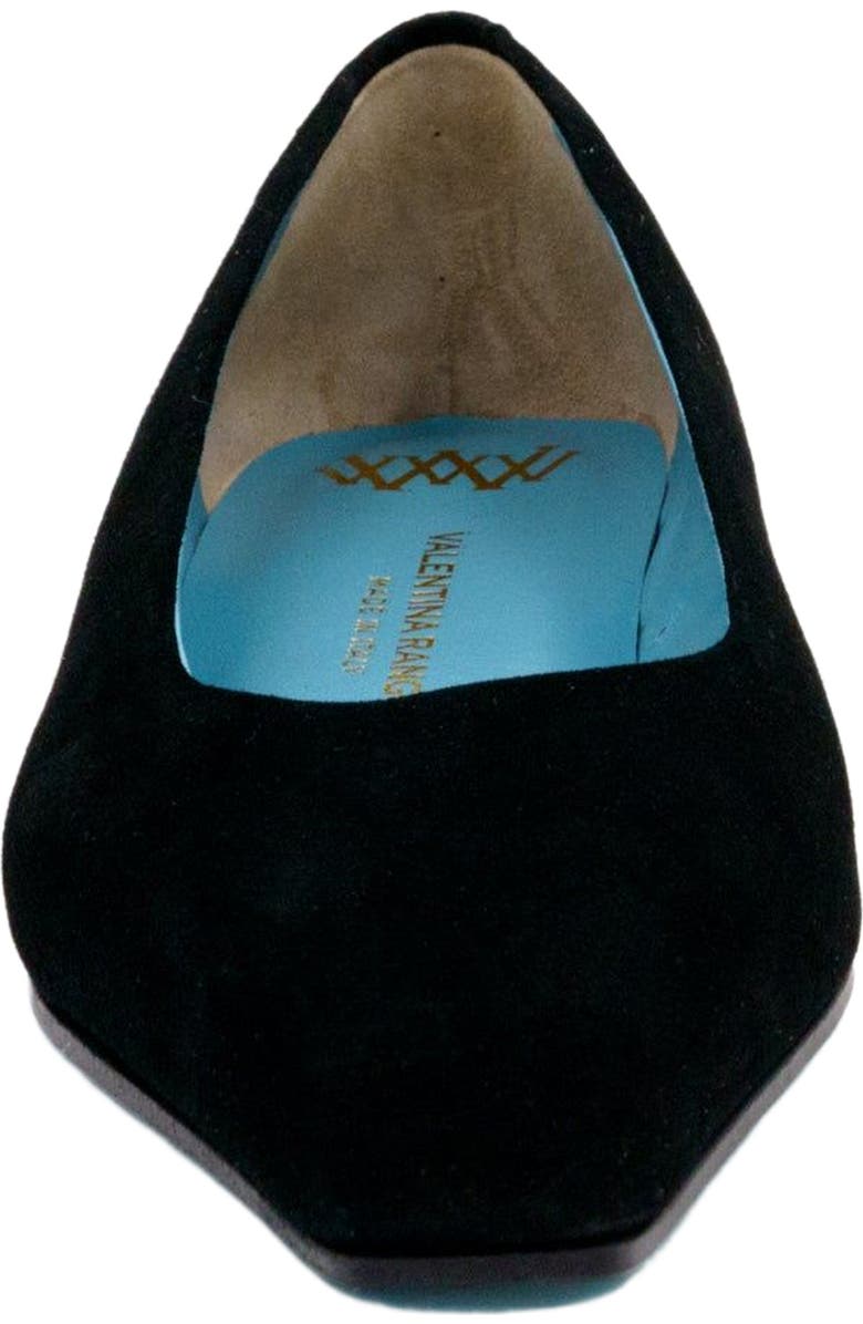 Valentina Rangoni Giunone Casual Flat, Alternate, color, Black