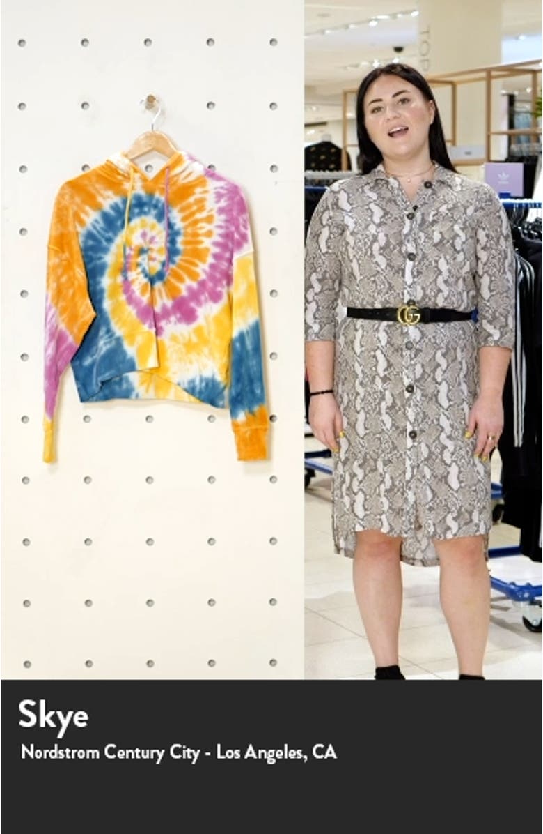 Double Trouble Tie Dye Shrunken Hoodie, sales video thumbnail