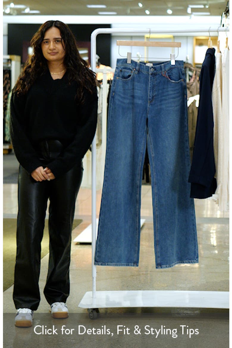 Weezy High Waist Wide Leg Jeans (Avery Blue)Weezy Wide Leg Jeans video
