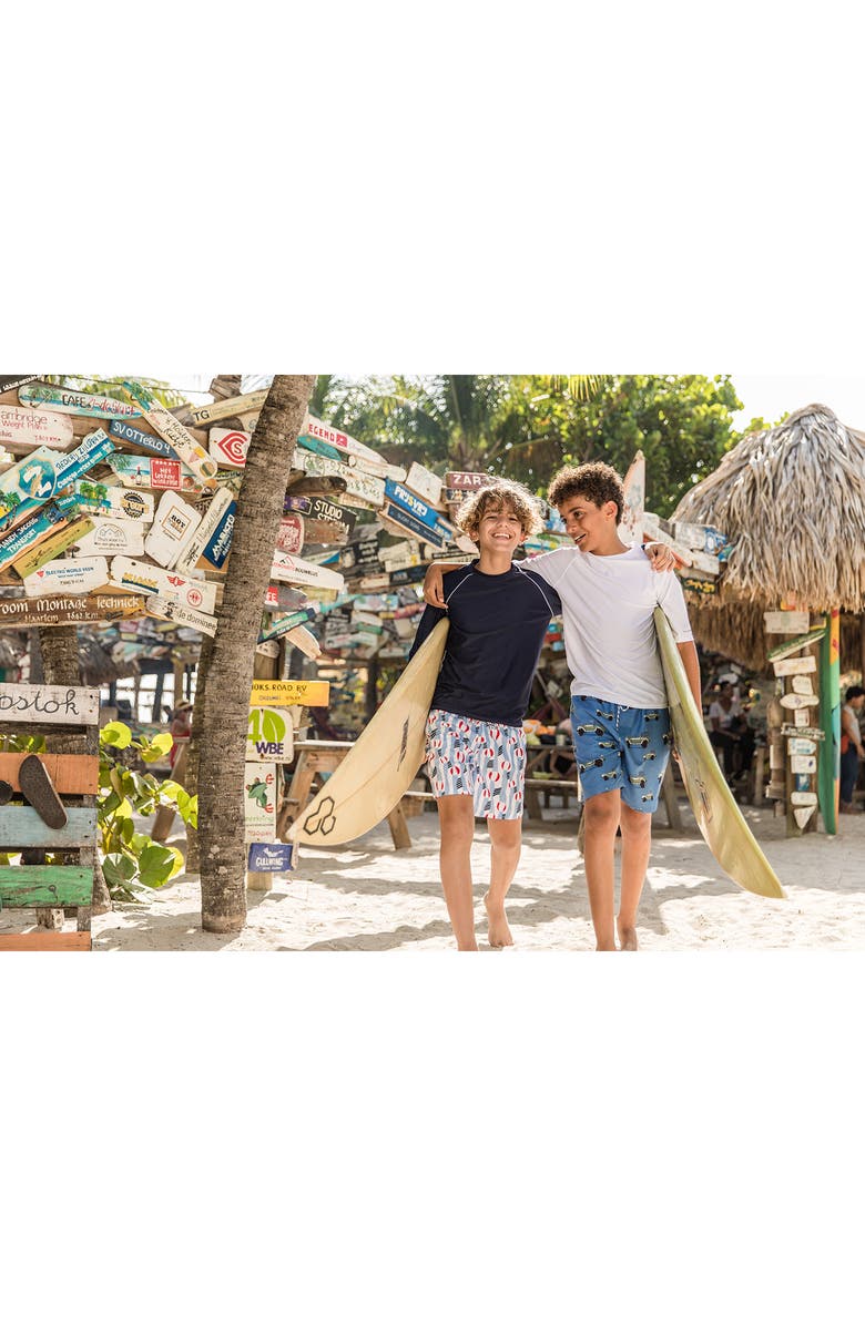 Snapper Rock Kids' Long Sleeve Rashguard, Alternate, color, Navy