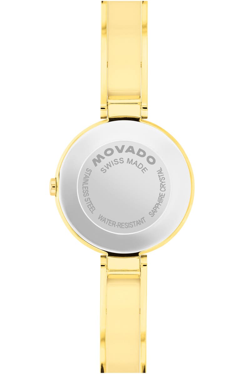 Movado Moda Bracelet Watch, 24mm, Alternate, color, Black Dial