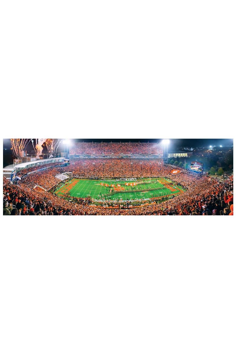 Clemson Tigers 1000pc Panoramic Puzzle, Alternate, color, Multicolor