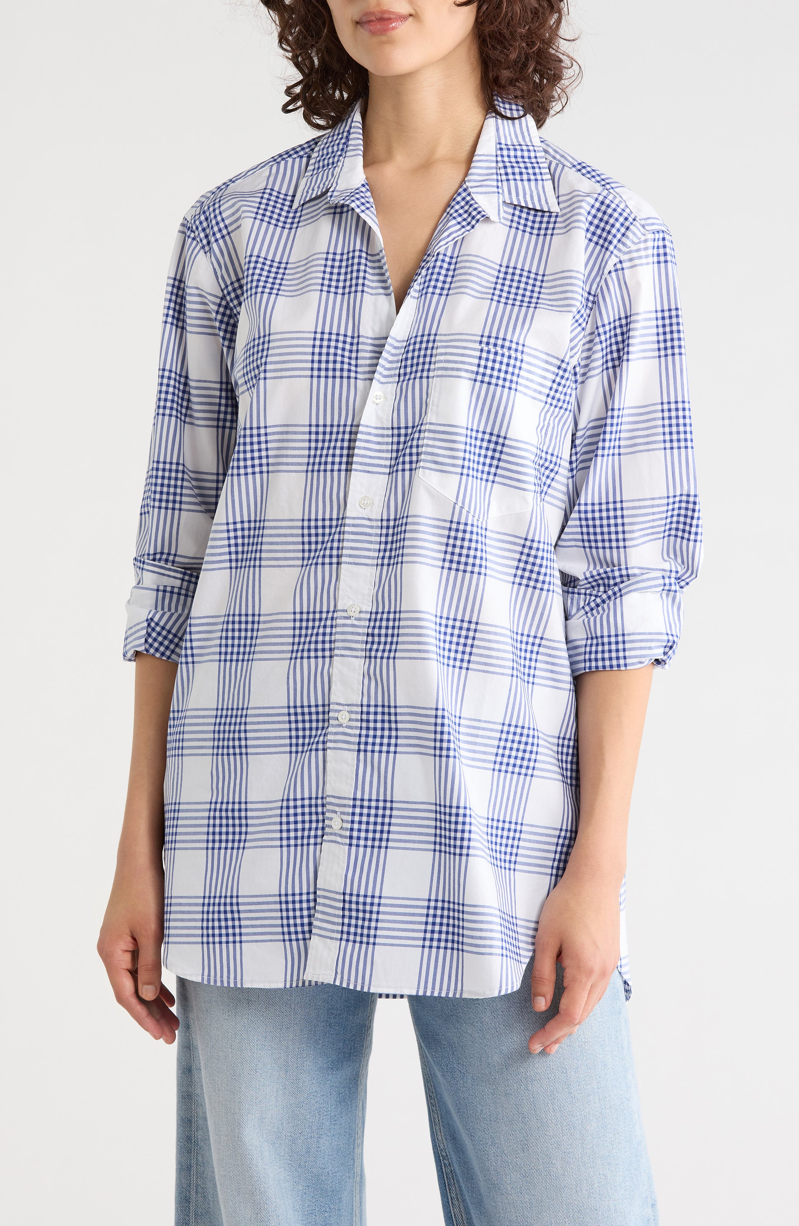 BOYFRIEND BUTTON-UP SHIRT