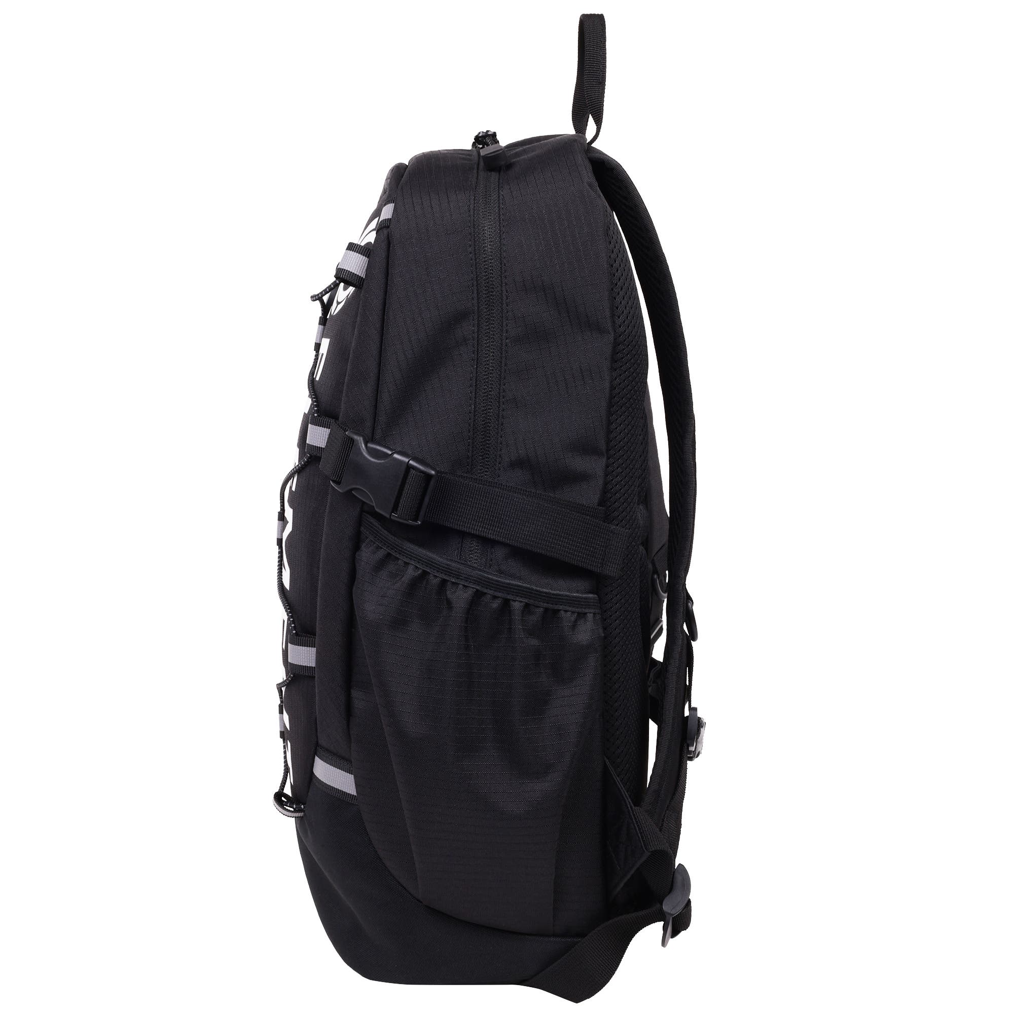 Element Backpack with Vertical Logo Print, Alternate, color, Black
