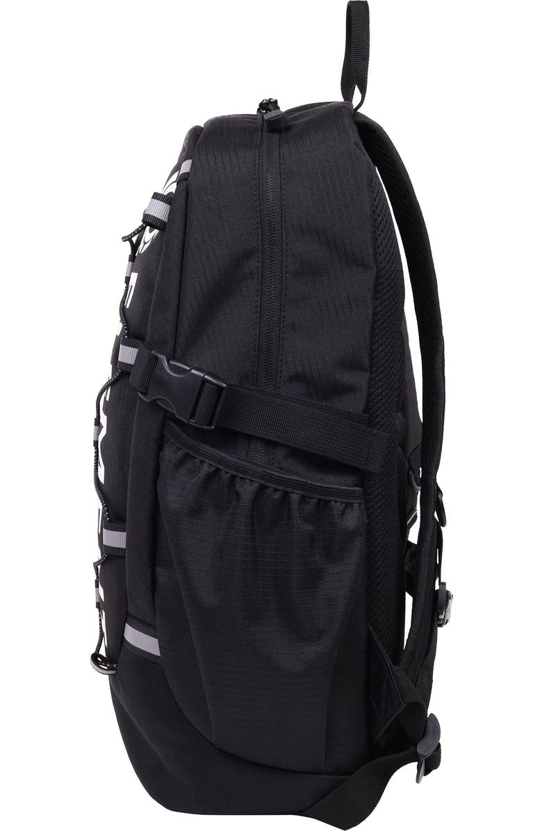 Element Backpack with Vertical Logo Print, Alternate, color, Black