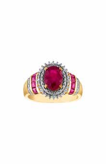 FZN Ruby & Diamond Ring - 0.06ct.