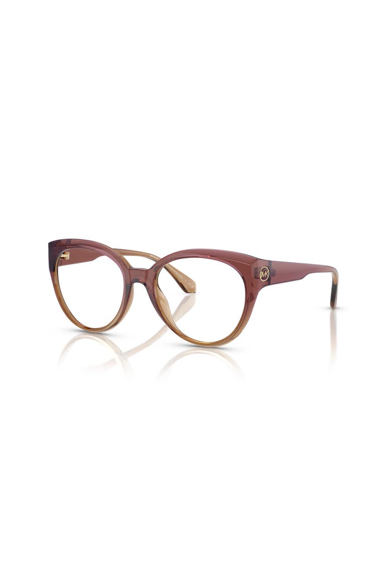 52mm Round optical glasses, Main, color, Pink
