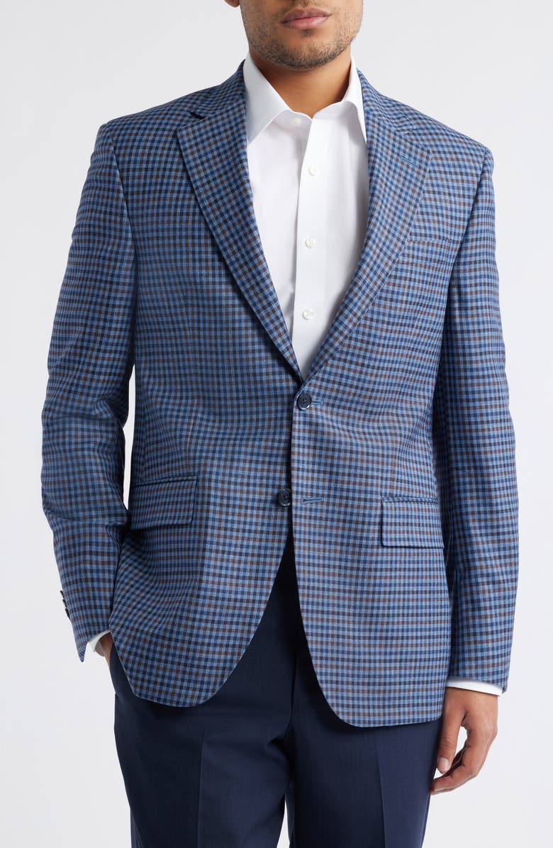 Peter Millar Flynn Classic Sport Coat, Alternate, color, Light Blue