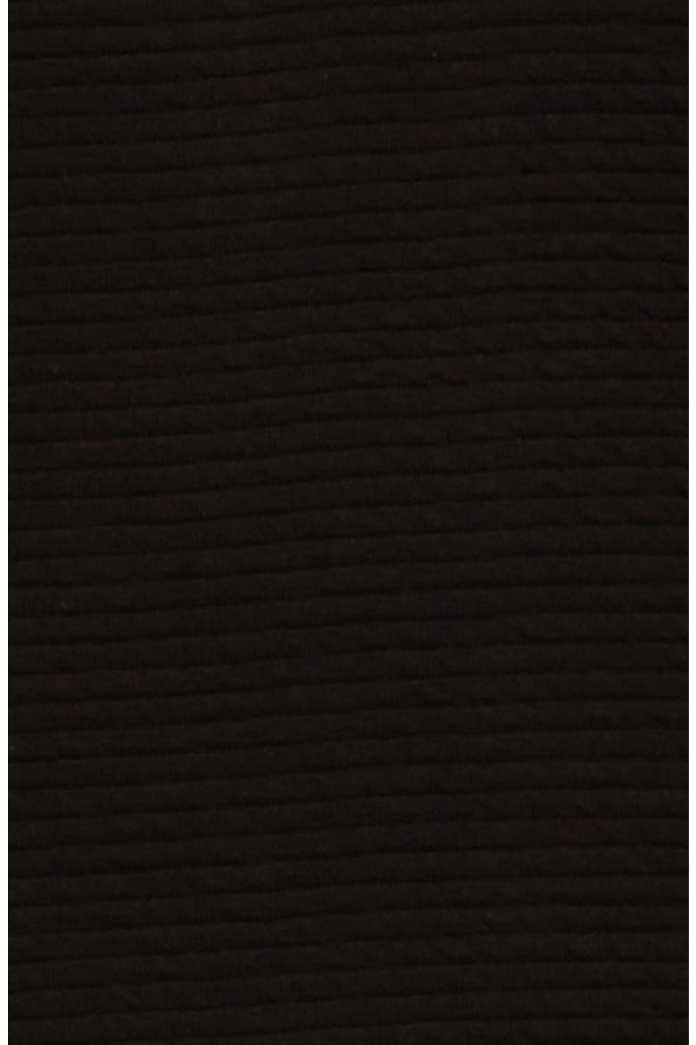 Coastal Ribbed Half Zip Pullover, Alternate, color, BLACK