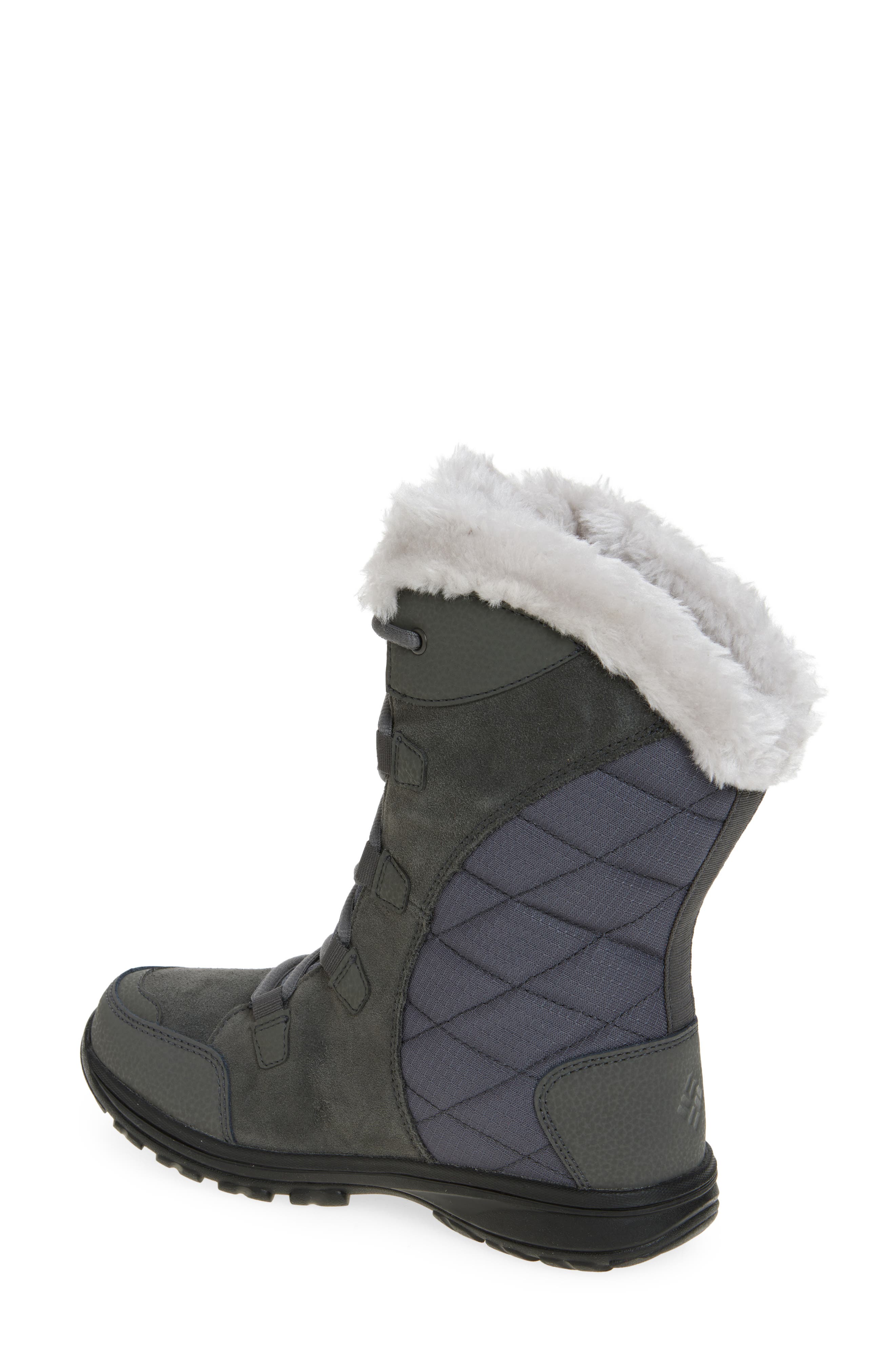 Columbia Ice Maiden II Waterproof Faux Fur Lined Boot, Alternate, color, Dove/Stratus