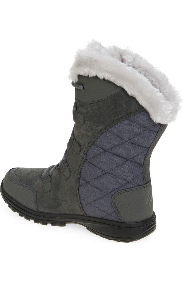 Columbia Ice Maiden II Waterproof Faux Fur Lined Boot, Alternate, color, Dove/Stratus