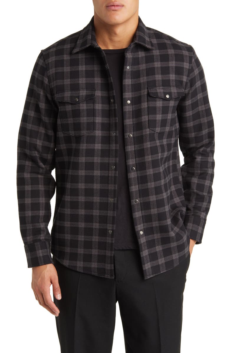 Nordstrom Colville Trim Fit Snap Front Shirt, Main, color,