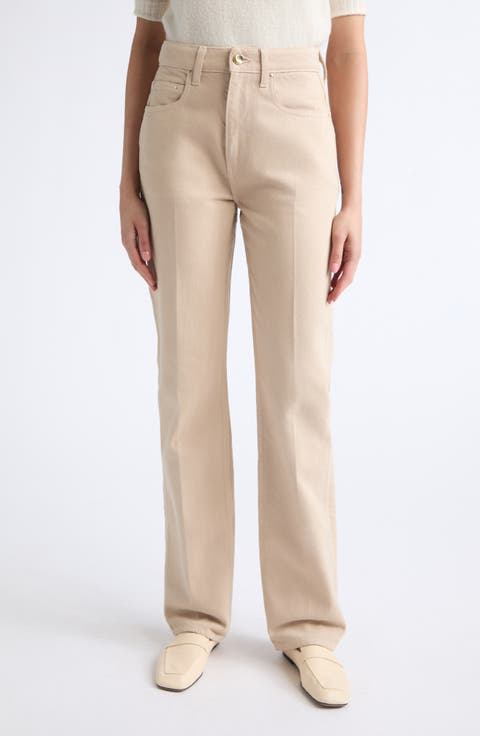Noon Mineral Wash High Waist Straight Leg Jeans