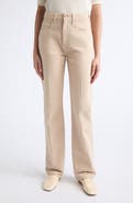 OSSOU Noon Mineral Wash High Waist Straight Leg Jeans