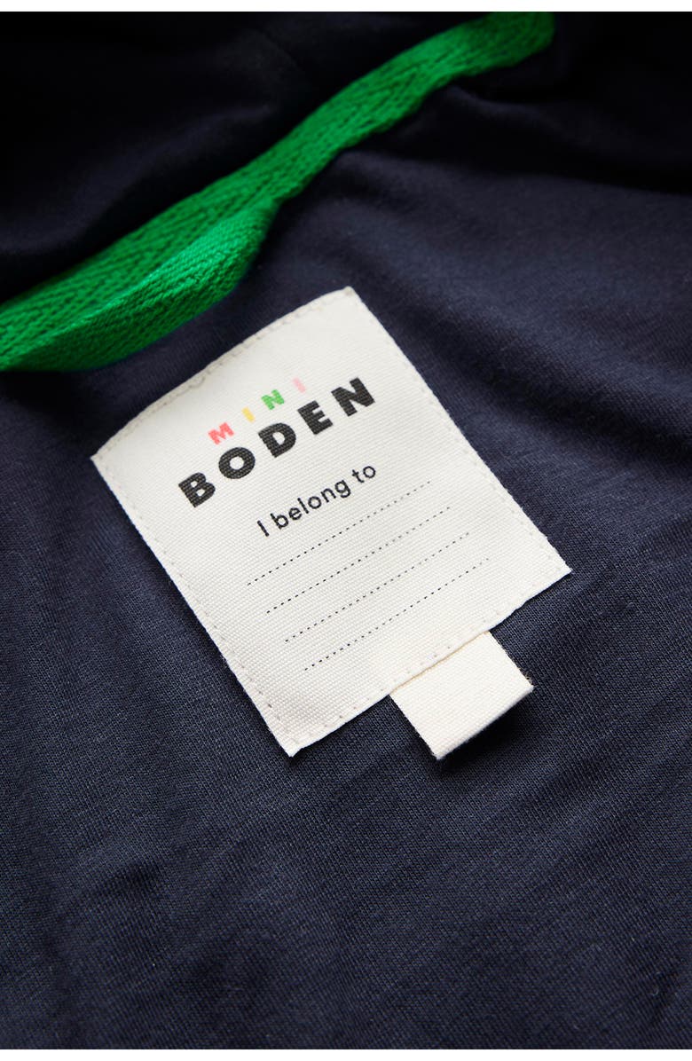 Mini Boden Kids' Borg Fleece & Quilted Hooded Jacket, Alternate, color, 