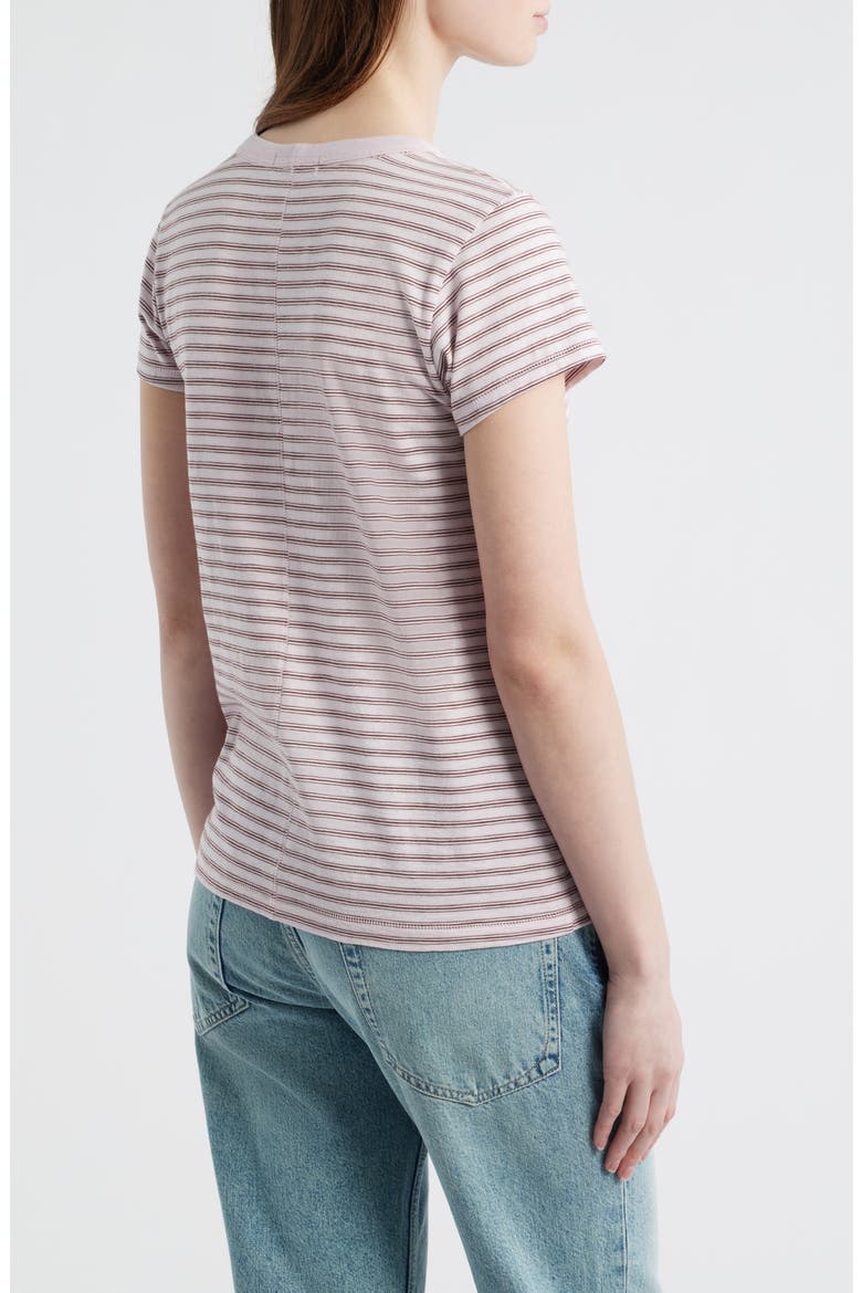 The Slub Stripe T-Shirt, Alternate, color, LAVANDER