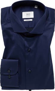 1863 by Eterna Luxury Slim Fit Non-Iron Dress Shirt