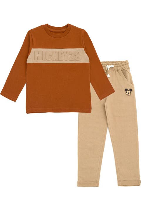 Mickey Mouse 2-Piece Long Sleeve Tee and Pants Set