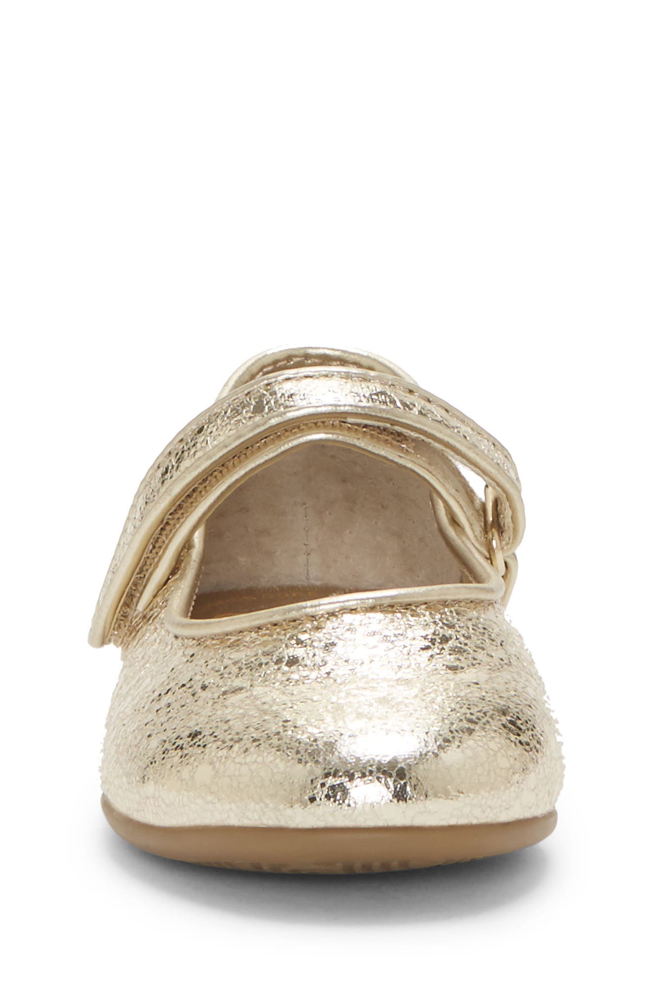 Polina Metallic Mary Jane Flat, Alternate, color, SOFT GOLD
