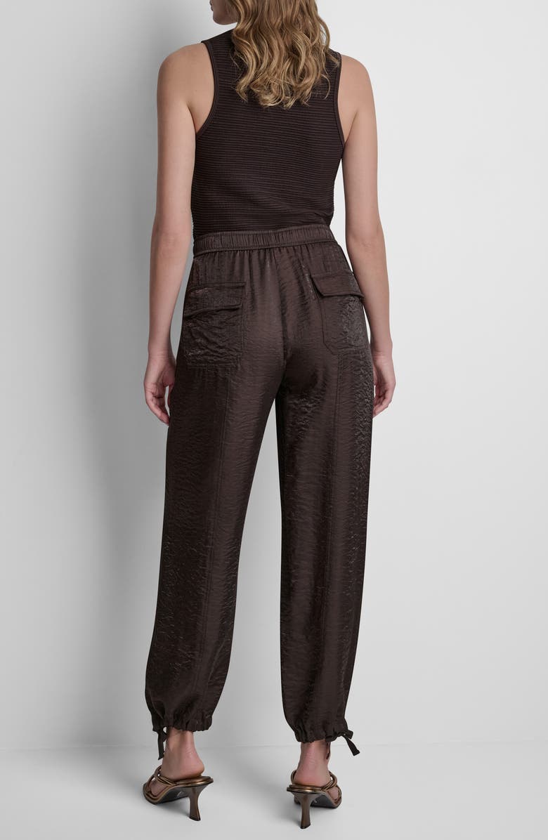 DKNY Ankle Tie Pants, Alternate, color, Tobacco