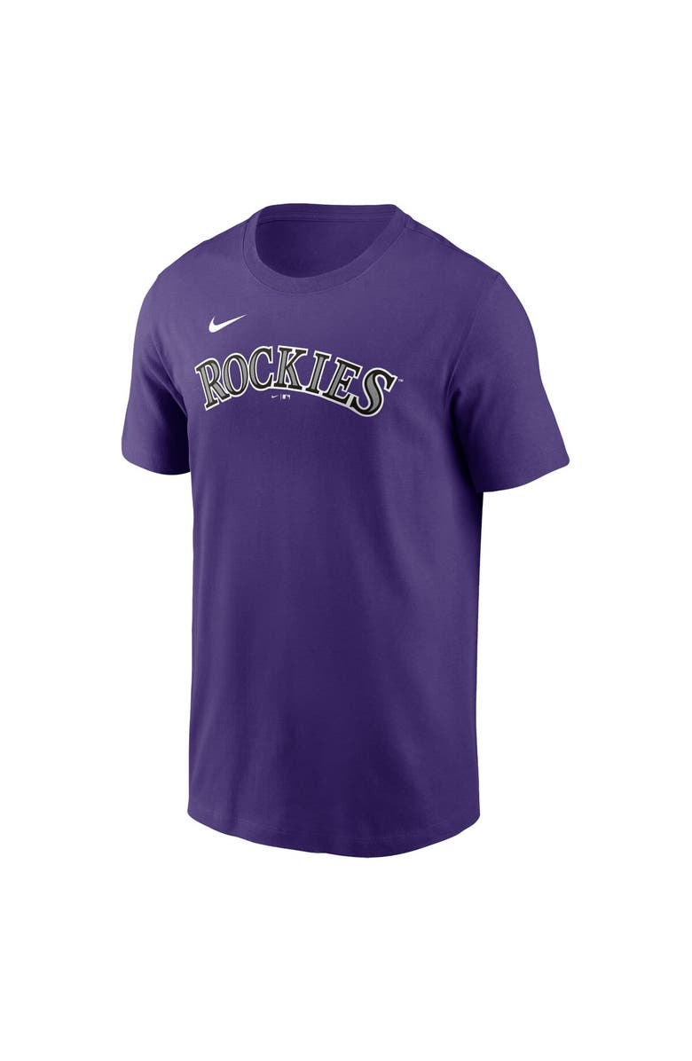 Nike Men's Nike Charlie Blackmon Purple Colorado Rockies Fuse Name & Number T-Shirt, Alternate, color, 