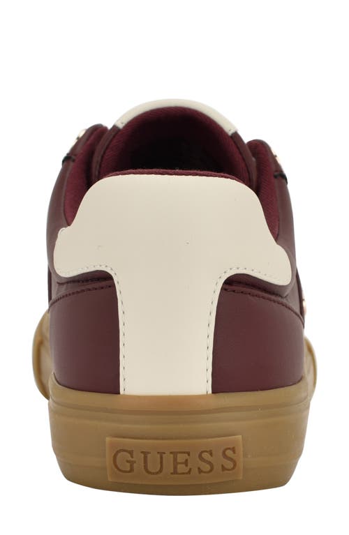 Guess Loui Sneaker In Red