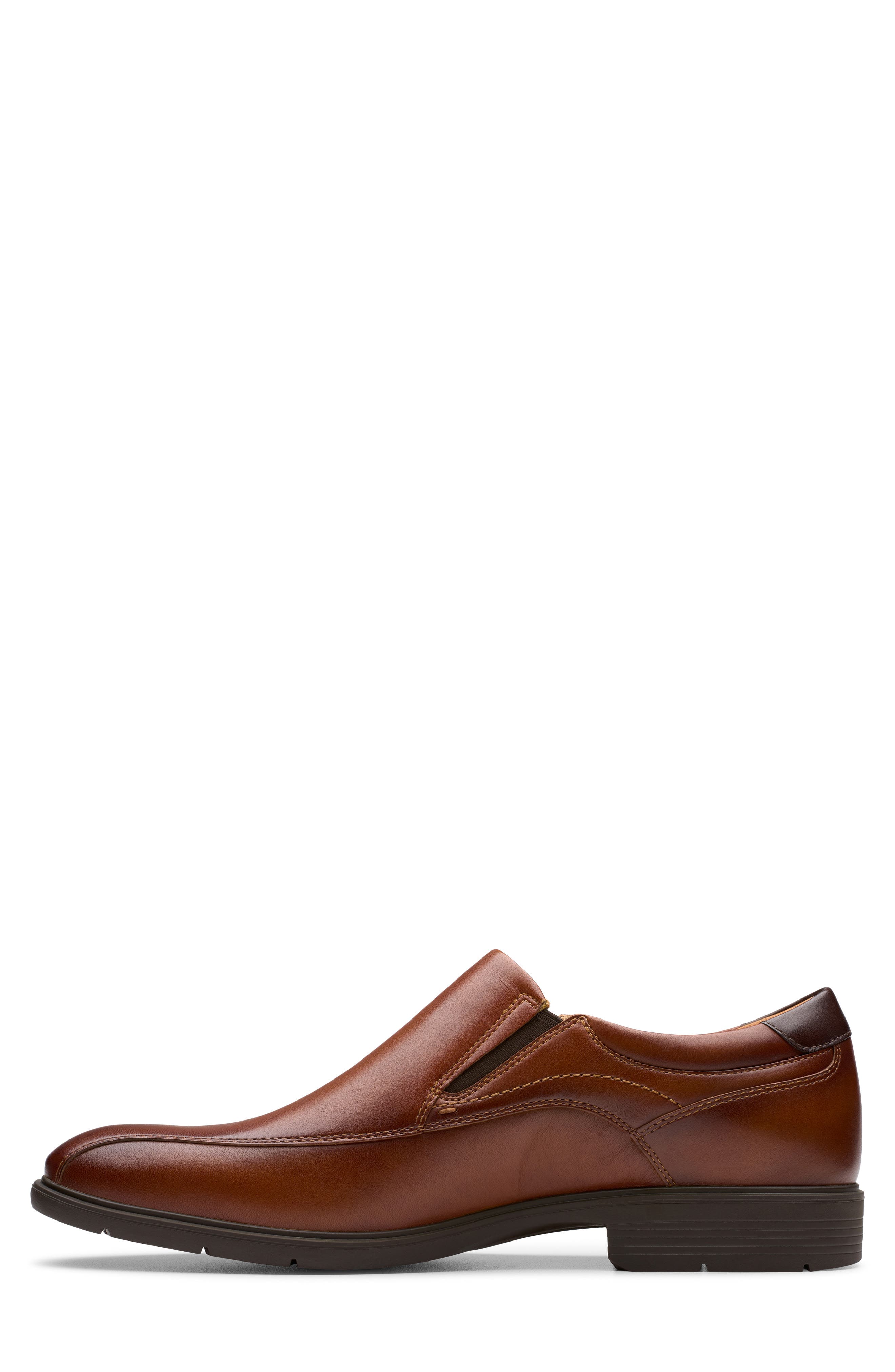 Eldredge Step Loafer, Alternate, color, DARK TAN LEATHER