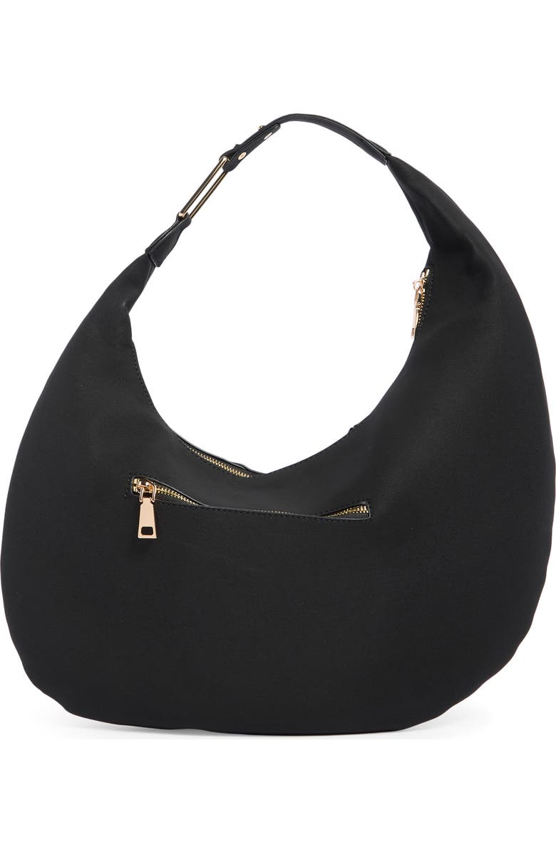 URBAN EXPRESSIONS HANDBAGS Faux Suede Hobo Bag, Alternate, color, Black