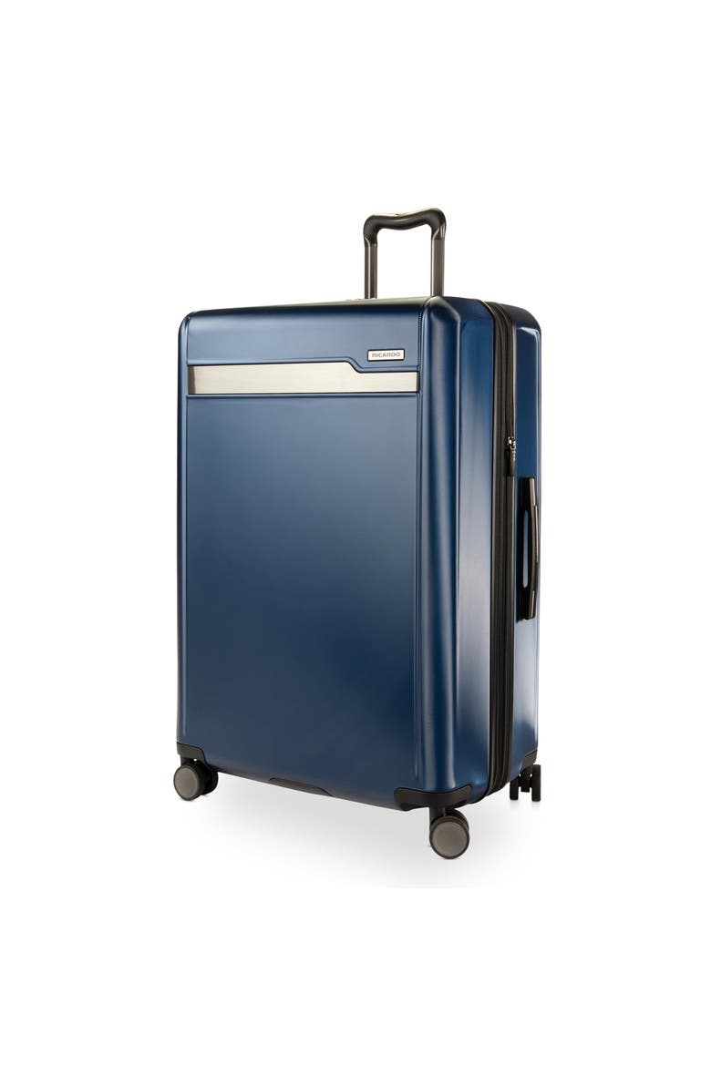 Brentwood Hardside 29" Expandable Large Checked Luggage, Main, color, Ocean Blue