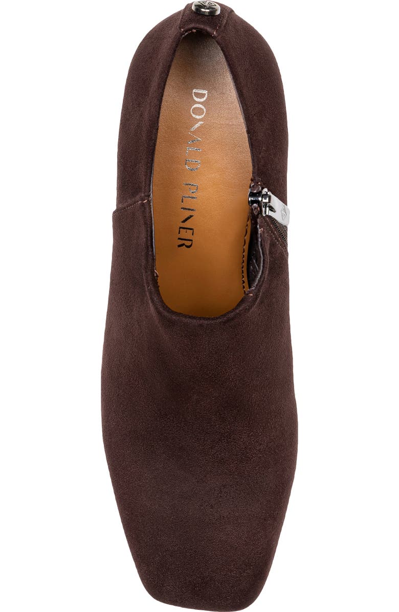 Donald Pliner Pleeze Block Heel Bootie, Alternate, color, Dark Brown