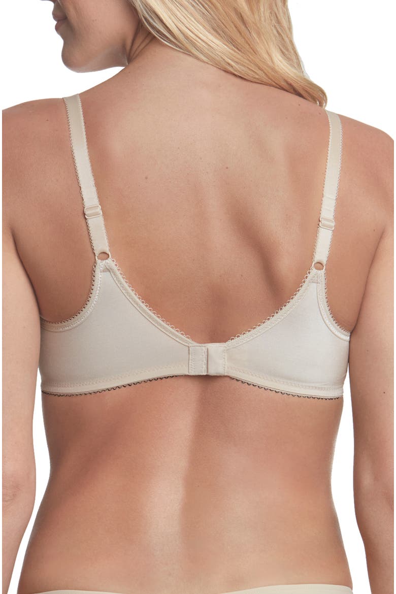 Sara Wire-Free Soft Cup T-Shirt Everyday Comfort Bra with Memory Foam Cups, Alternate, color, Latte