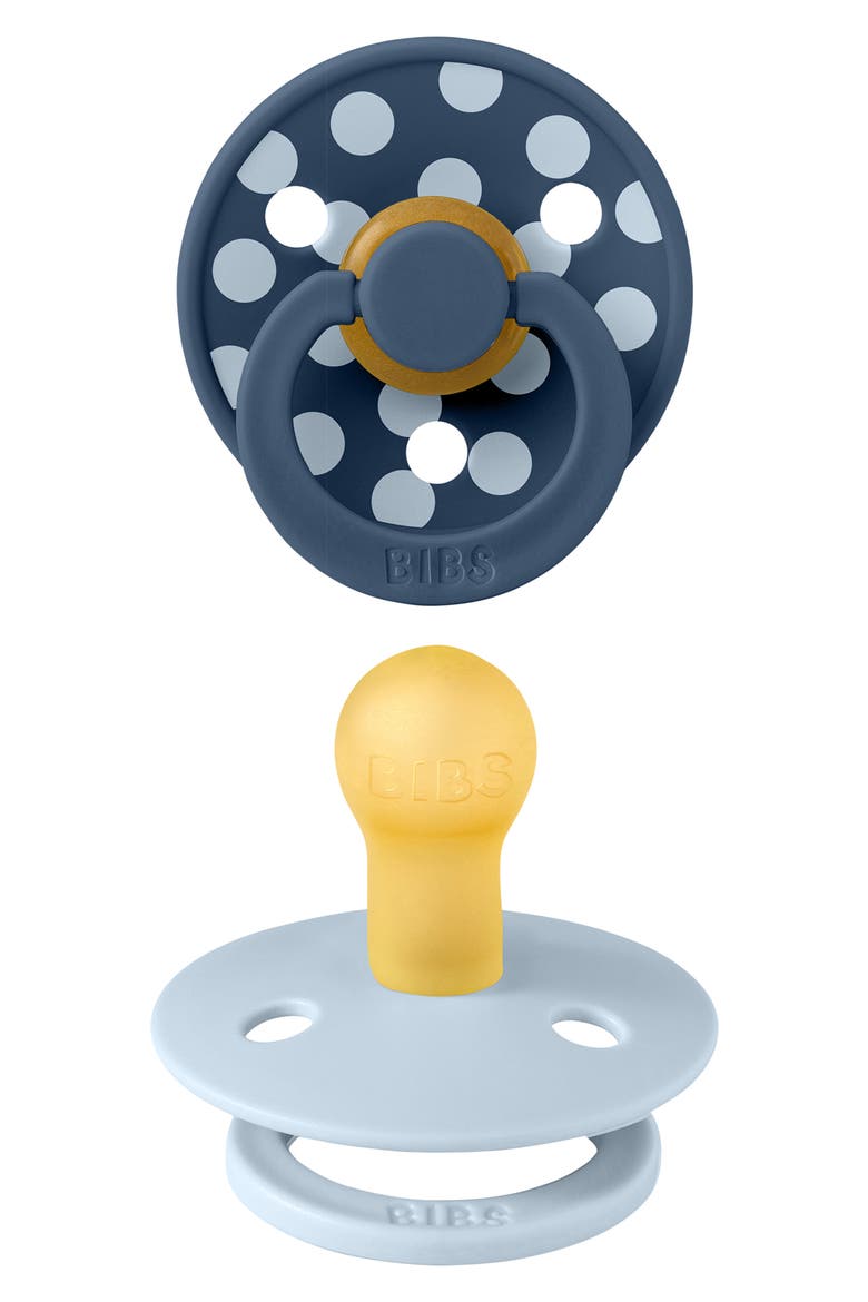 Studio Color 2-Pack Pacifiers, Alternate, color, BLUE/ STEEL BLUE