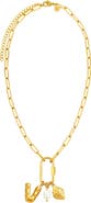 Petit Moments Carabiner Initial Necklace