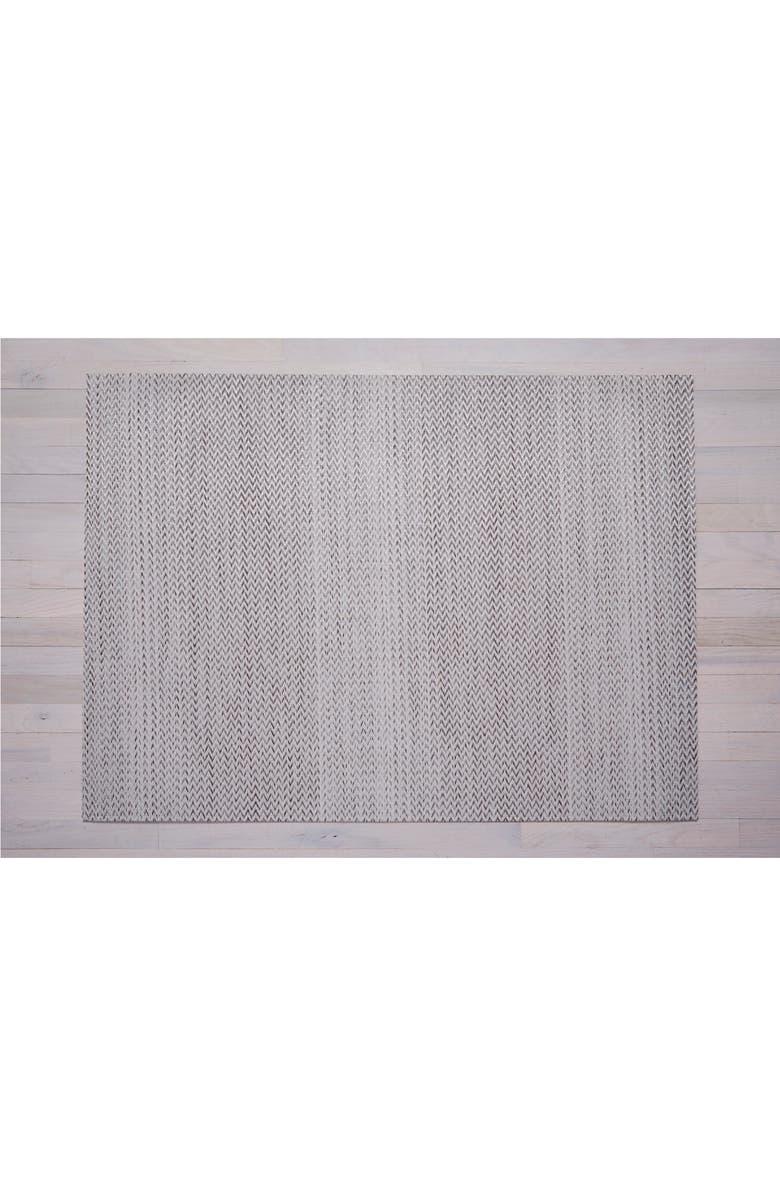 Chilewich Quill Herringbone Indoor/Outdoor Floor Mat, Main, color, Sand
