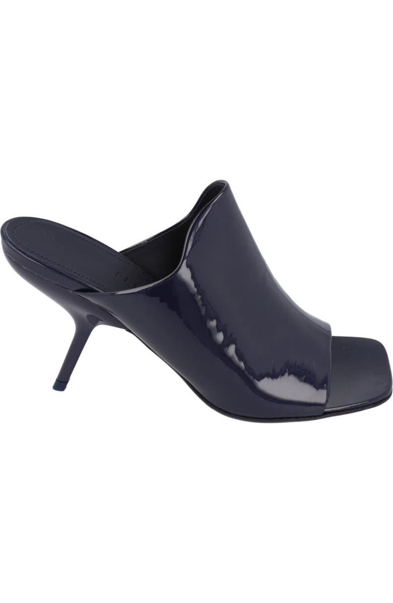 FERRAGAMO Era Patent Leather Mule Sandal, Alternate, color, Blue