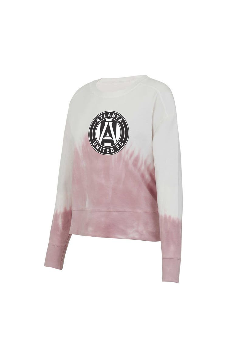 Women's Concepts Sport Pink/White Atlanta United FC Orchard Tie-Dye Long Sleeve T-Shirt, Alternate, color, Pink