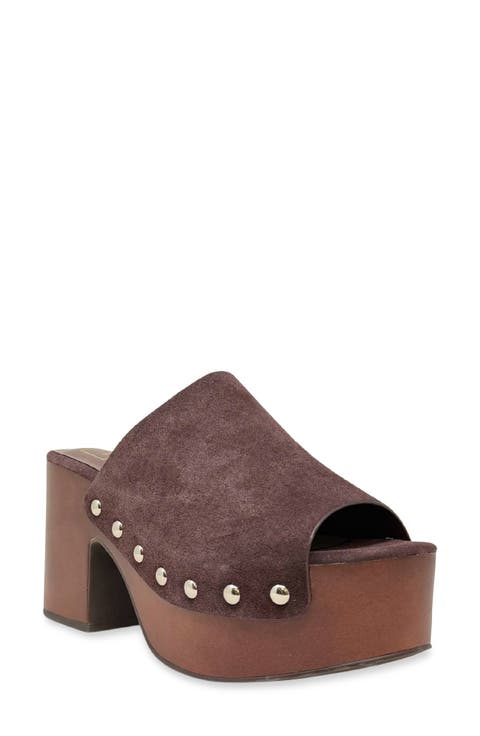 Hayden Faux Leather Platform Mule