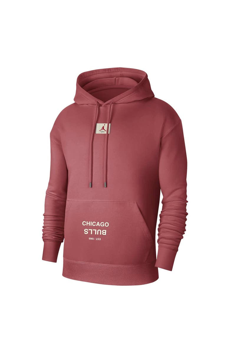 Jordan Brand Men's Jordan Brand Red Chicago Bulls Courtside Statement Edition Pullover Hoodie, Alternate, color, Red