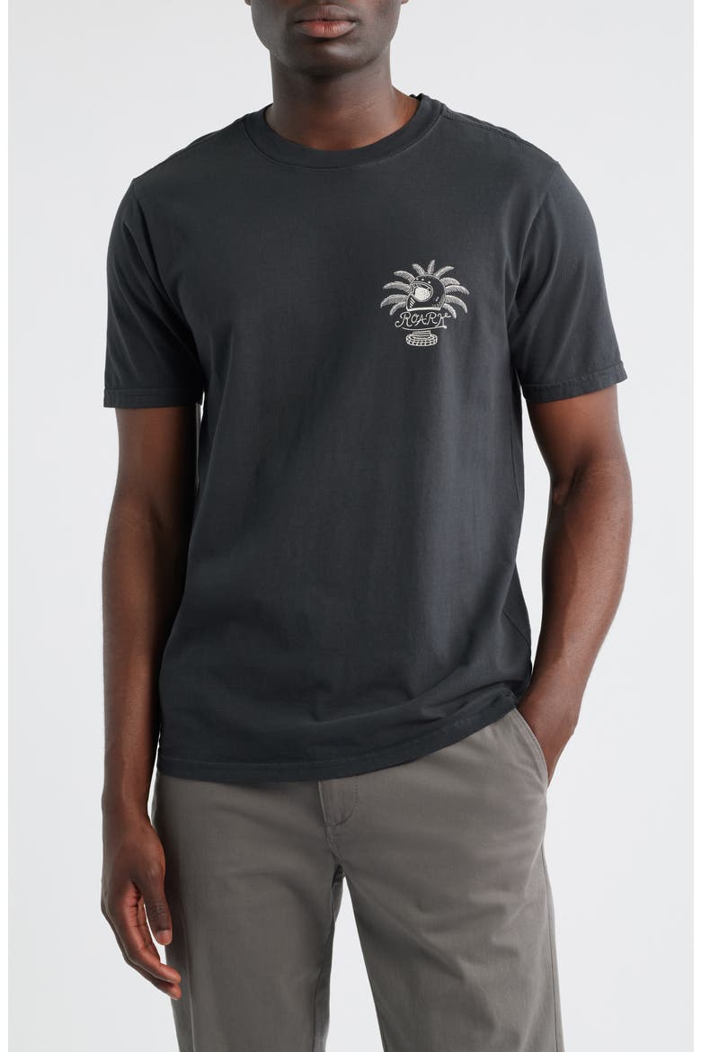 Moto Graphic T-Shirt, Main, color, BLACK