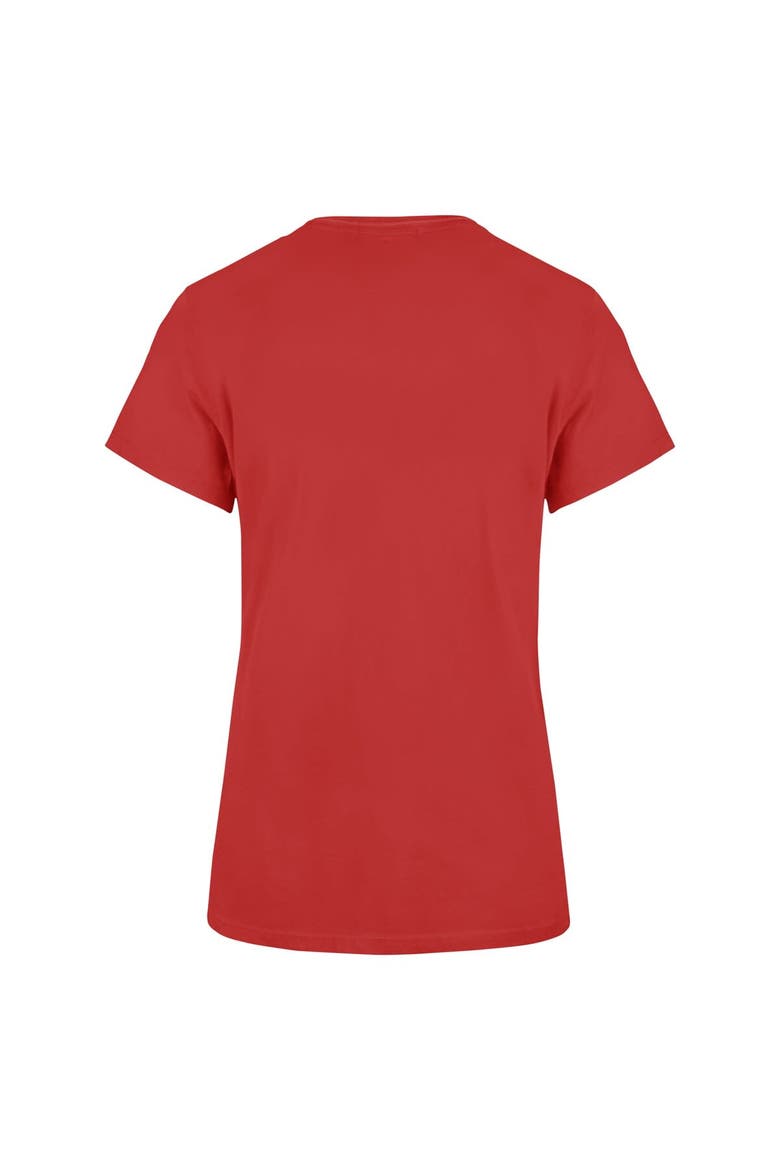 Women's '47 Scarlet San Francisco 49ers Pep Up Frankie T-Shirt, Alternate, color, Scarlet