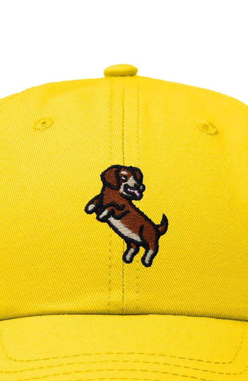 DALIX DALIX DACHSHUND EMBROIDERED DAD CAP