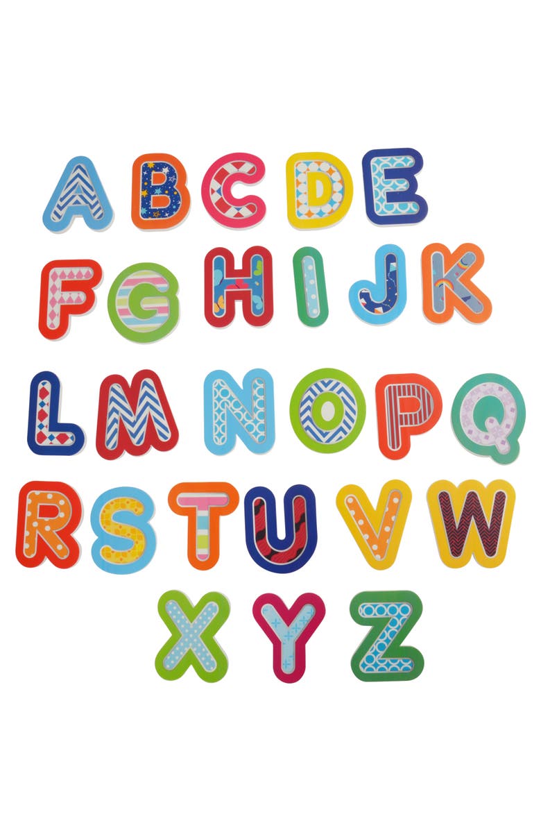 Buddy & Barney Bath Time Stickers, Alphabet, 26 Foam A to Z Letter Pieces, Kids 3+, Alternate, color, Multicolored