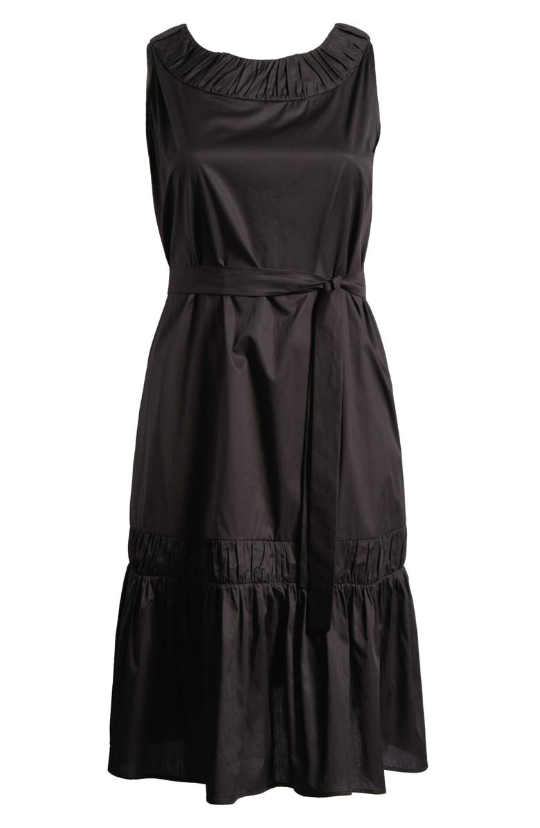 HARSHMAN Naveen Belted Midi Dress, Alternate, color, 