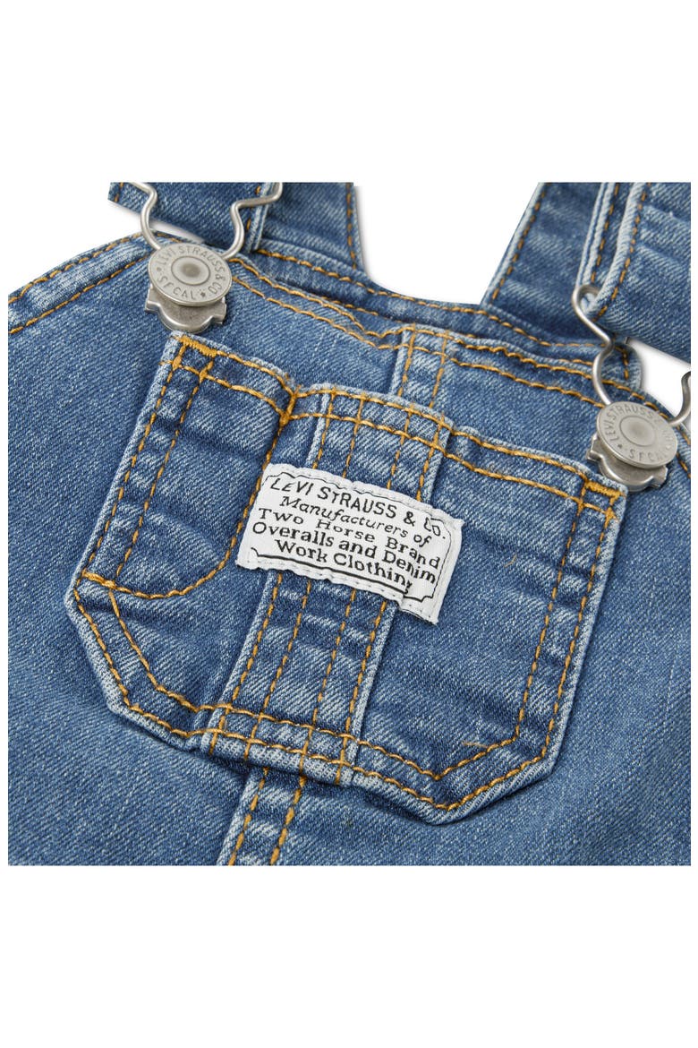 Denim Shortalls, Alternate, color, INDIGO
