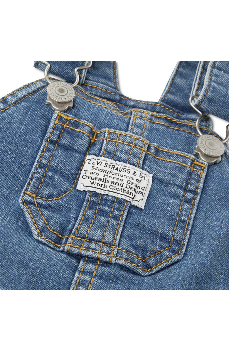 Levi's Denim Shortalls, Alternate, color, Indigo