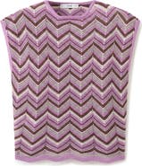 MANGO Open Stitch Zigzag Sweater